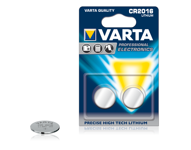 BAT0240 Bateria VARTA CR2016 2szt./bl. zdjęcie 1