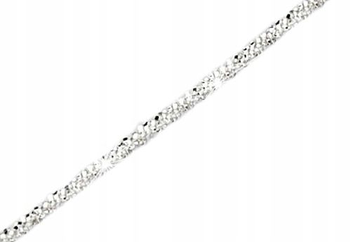 ŁAŃCUSZEK SREBRNY NASZYJNIK DAMSKI ŚLICZNY BŁYSZCZĄCY NA PREZENT + GRATIS na Arena.pl