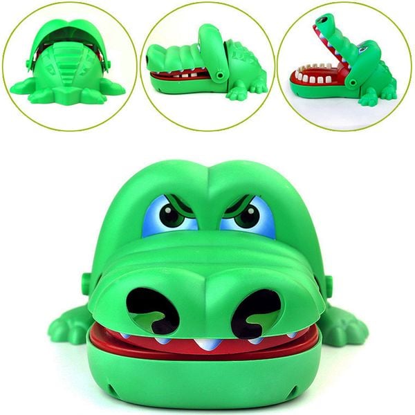 Krokodyl u dentysty chory ząbek zdjęcie 5