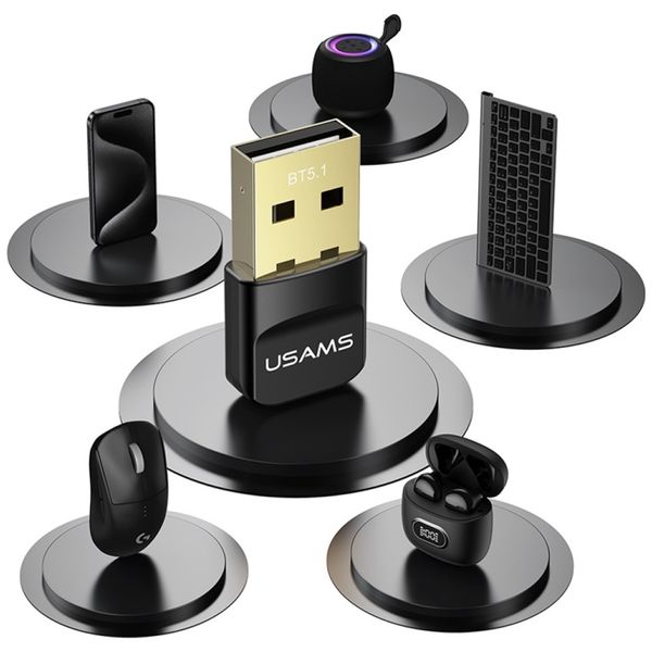 adapter usb bluetooth usams zb321 5.1    czarny zdjęcie 3