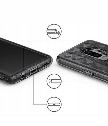 ETUI GALAXY S9 PLUS RINGKE AIR PRISM GLITTER na Arena.pl
