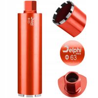 WIERTŁO KORONOWE DIAMENTOWE DO BETONU 63 x 450mm WIERTNICA OTWORNICA