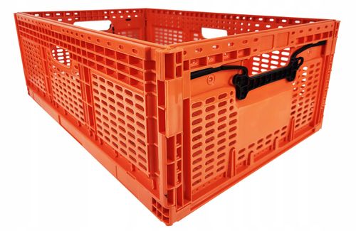 skrzynka składana 600x400x219mm pomarańczowa na Arena.pl