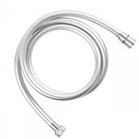 Wąż prysznicowy srebrny gładki do słuchawki antyskrętny 150 cm - Yoka