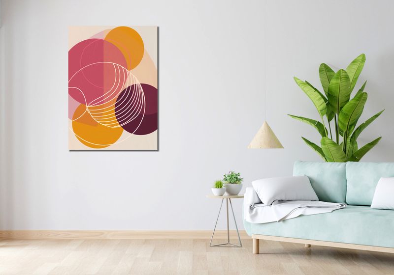 Obraz 70x100cm Przenikanie Ciepła zdjęcie 2