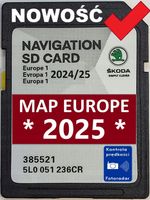 SKODA KARTA MAPA 2025 EUROPA POLSKA FABIA OCTAVIA SUPERB RAPID YETI KODIAQ