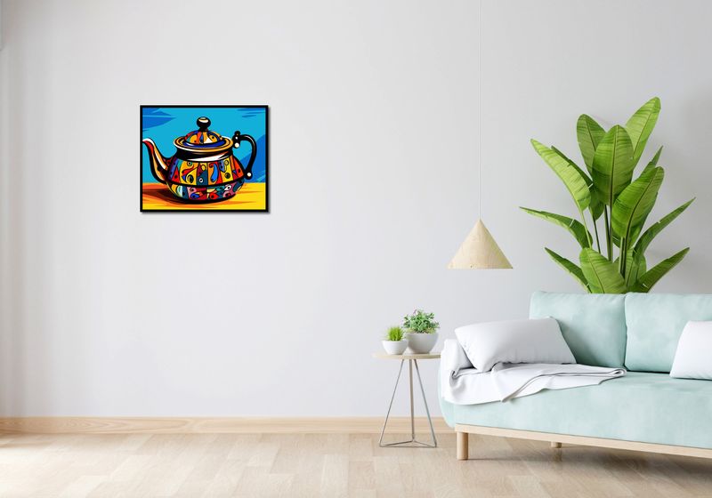 Plakat 60x50cm Może Herbatki? zdjęcie 4