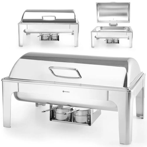 Podgrzewacz do potraw na pastę świeczki stal polerowana GN 1/1 na Arena.pl