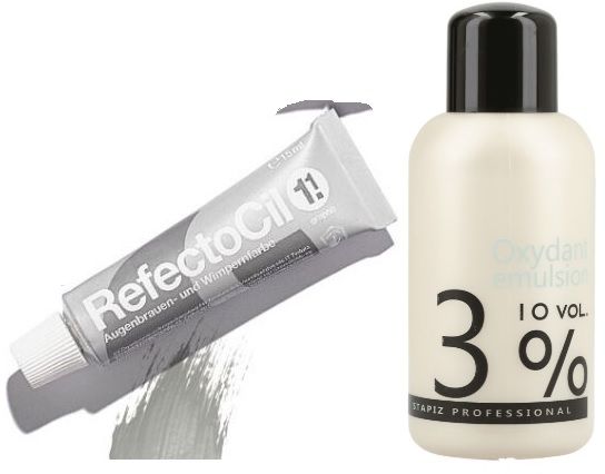 Refectocil HENNA GRAFIT 15ml + STAPIZ WODA 3% zdjęcie 1