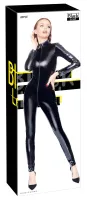 black level kombinezon winylowy czarny długi połysk l fason slim