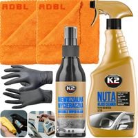 K2 ZESTAW NIEWIDZIALNA WYCIERACZKA NUTA PŁYN DO MYCIA SZYB SAMOCHODOWYCH