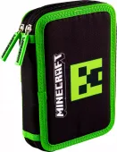 Pojemny piórnik dla dziecka na przybory szkolne z motywem z gry Minecraft