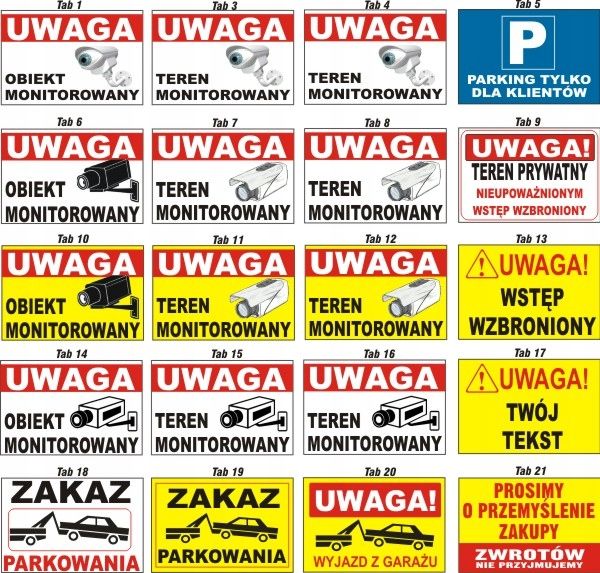 Tablica UWAGA ROBOTY BUDOWLANE tabliczka znak zdjęcie 2