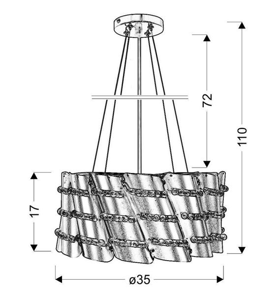 Smile zwis 1x60W E27 zdjęcie 4