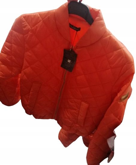 Kurtka pikowana przejściówka czarna zdjęcie 7