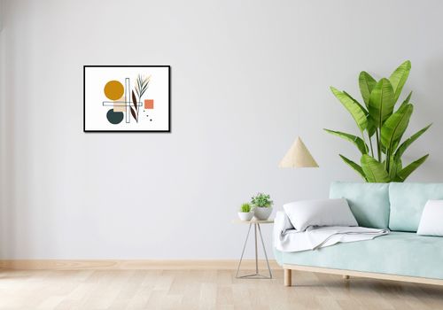 Plakat 65x50cm Ogród Symetryczny na Arena.pl