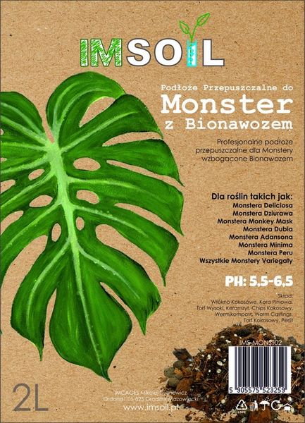 IMSOIL Ziemia Dedykowana do MONSTERY 10L zdjęcie 7