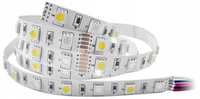 TAŚMA LED RGBW SAMSUNG CHIPSET 5050 WODOODPORNA 12V 60 LED/m 14,4W/m 5m