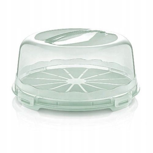 TACA PATERA POJEMNIK DO TORTU CIASTA PUDEŁKO NA WYPIEKI ŻYWNOŚĆ Z POKRYWĄ zdjęcie 1