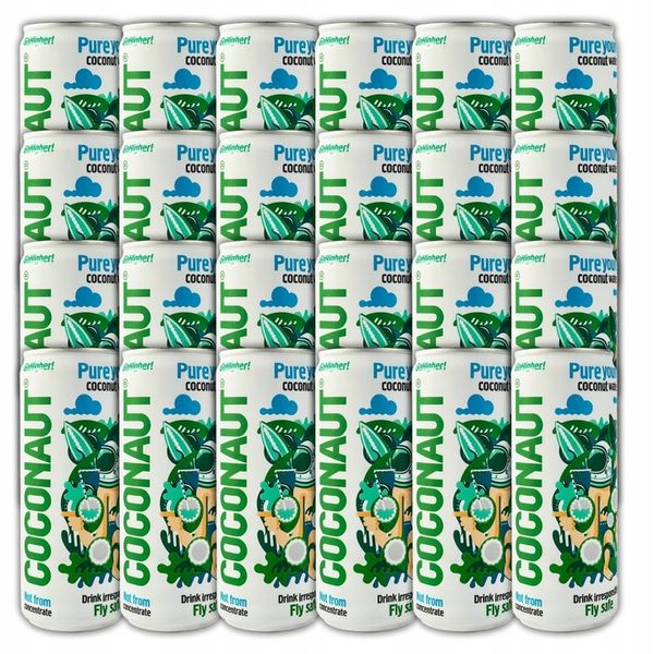 Coconaut Woda Kokosowa 24x 320ml Naturalna Naturalny Izotonik Słomki Gratis zdjęcie 2