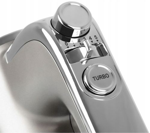 MOCNY Mikser ręczny 5 biegów TURBO MOC 400W INOX SOLIDNY 4 TRZEPACZKI na Arena.pl