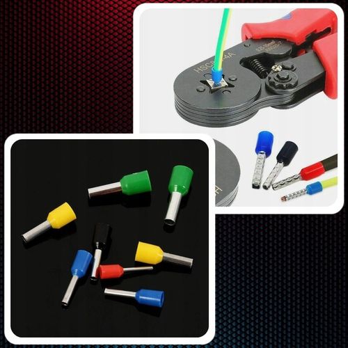 ZACISKARKA DO KONEKTORÓW DO TULEJEK PRASA PRASKA SZCZYPCE + 1200 TULEJEK na Arena.pl