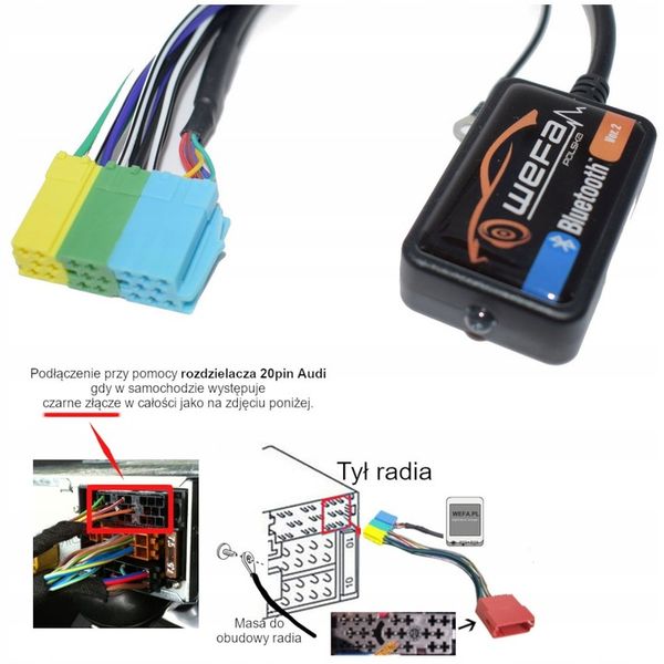 Zmieniarka Bluetooth Audi Concert Chorus Symphony zdjęcie 5