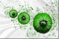 120CM 80CM OBRAZ ŚCIENNY ZIELONE DMUCHAWCE 4