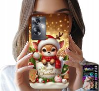 ETUI DO OPPO A79 5G - RENIFEREK SŁODKI RENIFER ŚWIĄTECZNE WZÓR