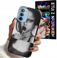 ETUI CASE DO MOTOROLA MOTO G52 / G82 - MONA LISA WZORY DLA KOBIET PLECKI OB
