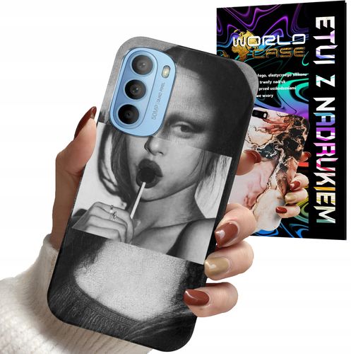 ETUI CASE DO MOTOROLA MOTO G52 / G82 - MONA LISA WZORY DLA KOBIET PLECKI OB na Arena.pl