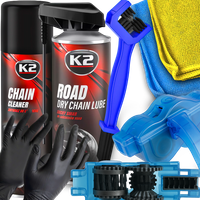 K2 ZMYWACZ I SMAR DO ŁAŃCUCHA ROWEROWEGO SZCZOTKA PRZYRZĄD DO CZYSZCZENIA