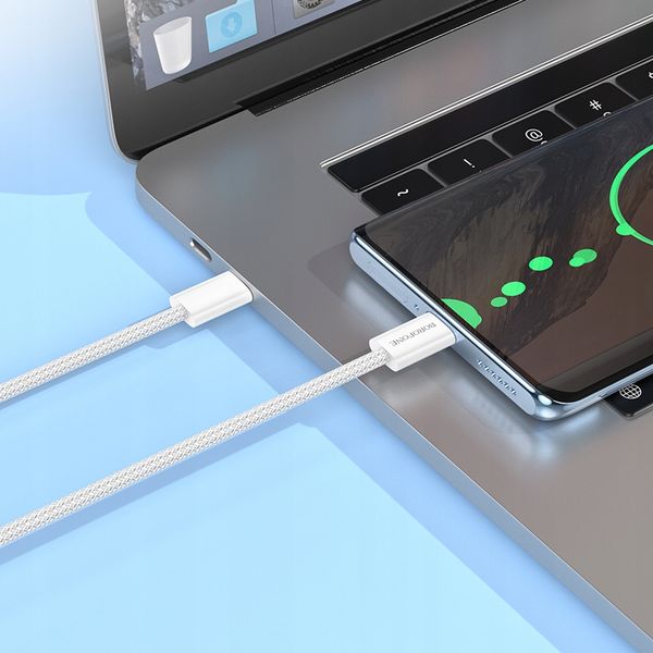 Kabel niktrade USB typ C - USB typ C 1 m biały zdjęcie 3