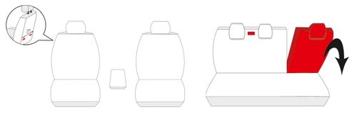 Pokrowce na fotele samochodowe szyte na miarę do Skoda Rapid od 2012 na Arena.pl
