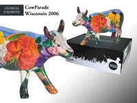 CowParade Wisconsin 2006, Georgia O'Kowffe, autor: Donna McKay