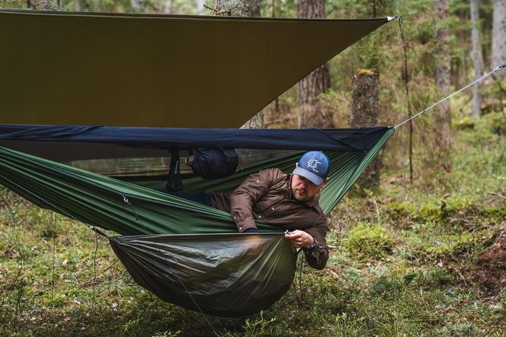 Mini hamak na sprzęt Lesovik Huba mayfly green zdjęcie 13