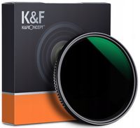 Filtr szary K&F Concept 72mm ND 8-2000 regulowany Fader MC