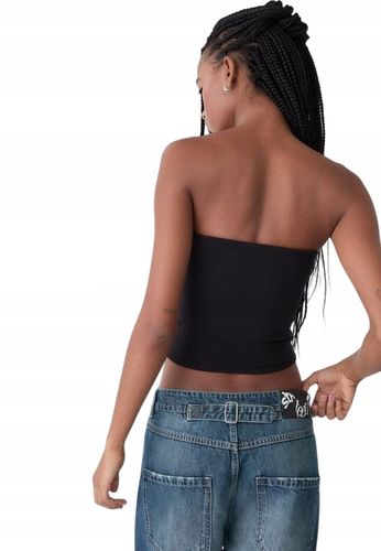 Top Stradivarius basic z dekoltem bandeau r.XS na Arena.pl