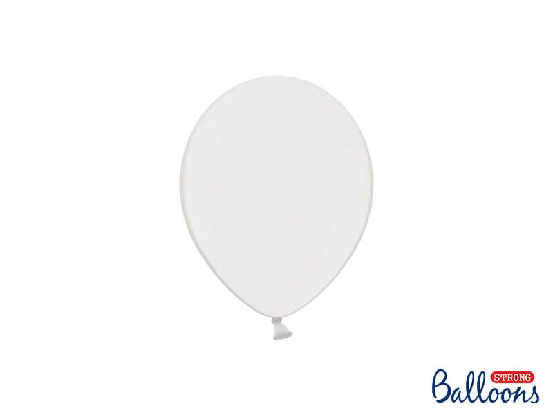 Balony metallic białe, 12 cm 100 szt. zdjęcie 1