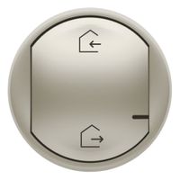 Celiane with Netatmo - Plakietka do łącznika bezprzewodowego wyjście/powrót tytanowa Legrand 064822