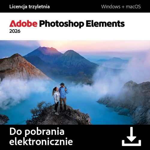 Adobe Photoshop Elements 2026 MacOS / Windows - 3 lata na Arena.pl