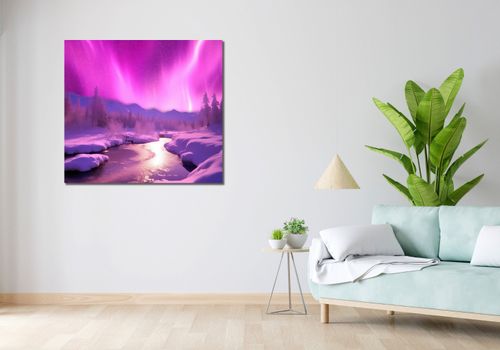 Obraz 100x90cm Aurora Nad Niebiem na Arena.pl