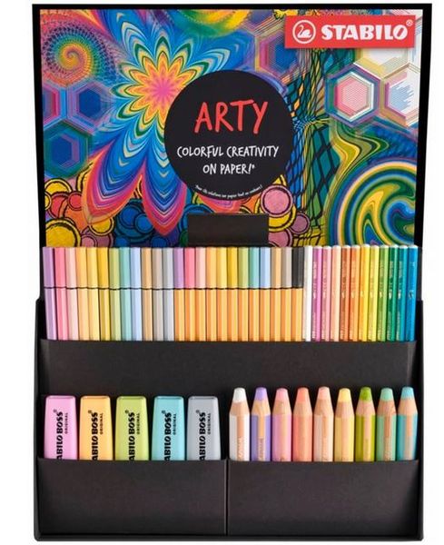ZESTAW STABILO ARTY PASTEL 50 SZT zdjęcie 2