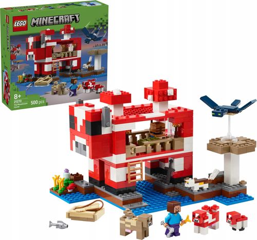21270 - lego minecraft - dom grzybowej krowy na Arena.pl