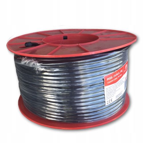 Kabel RG6 Spacetronik DOKA PE 4K Trishield 100m na Arena.pl