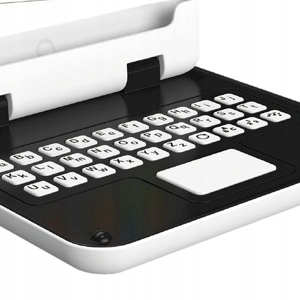 INTERAKTYWNY EDUKACYJNY LAPTOP TABLET 2W1- do nauki PO POLSKU 80 pytań+18 m zdjęcie 6