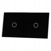 PANEL SZKLANY 1+1 (2 PUSZKI) - CZARNY LIVOLO