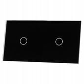 PANEL SZKLANY 1+1 (2 PUSZKI) - CZARNY LIVOLO