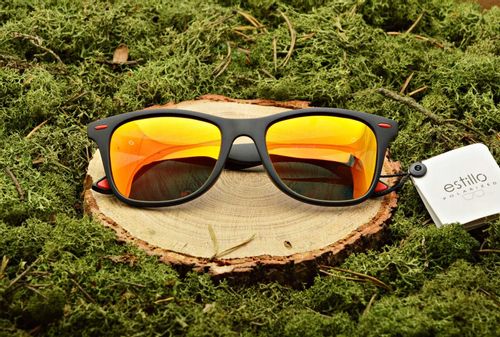 Okulary POLARYZACYJNE Lustro Przeciwsłoneczne Nerd marki ESTILLO + GRATISY na Arena.pl