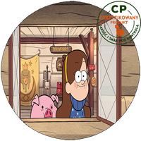 Opłatek na tort Wodogrzmoty Małe/Gravity Falls